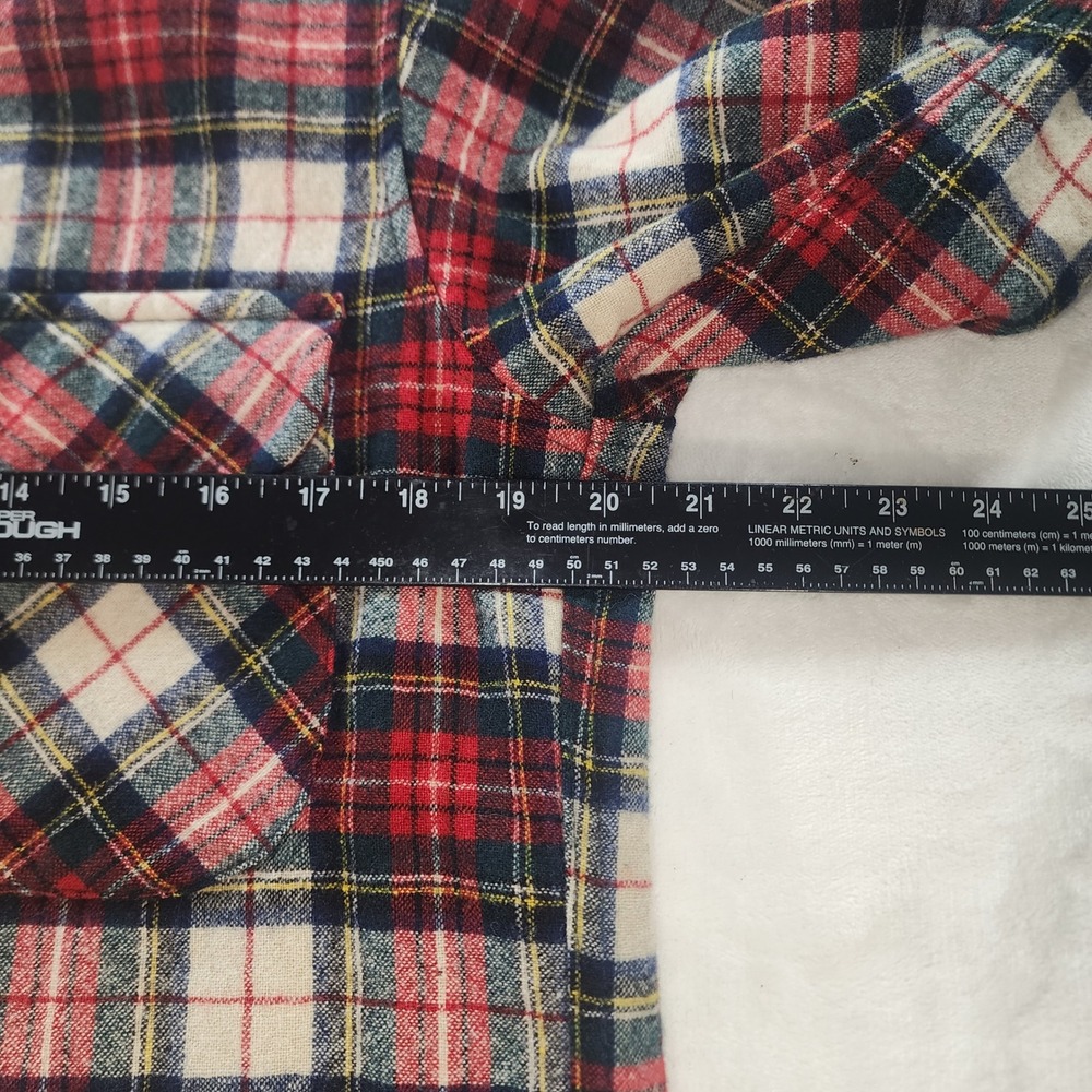 Pendleton Vintage Wool Board Shirt Stewart Dress Tartan Plaid Mens Medium USA - Picture 5 of 8